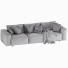 Sofa Dienne Salotti Cross 3 Seat - QrisTina