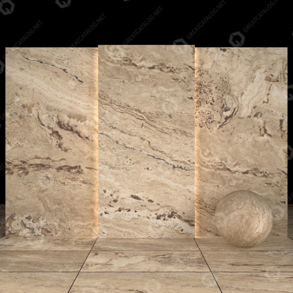 Tile Ancient Classic Stone 02 3D model