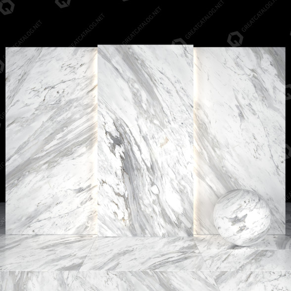 Плитка Bianco Carrara Marble 02 3D модель