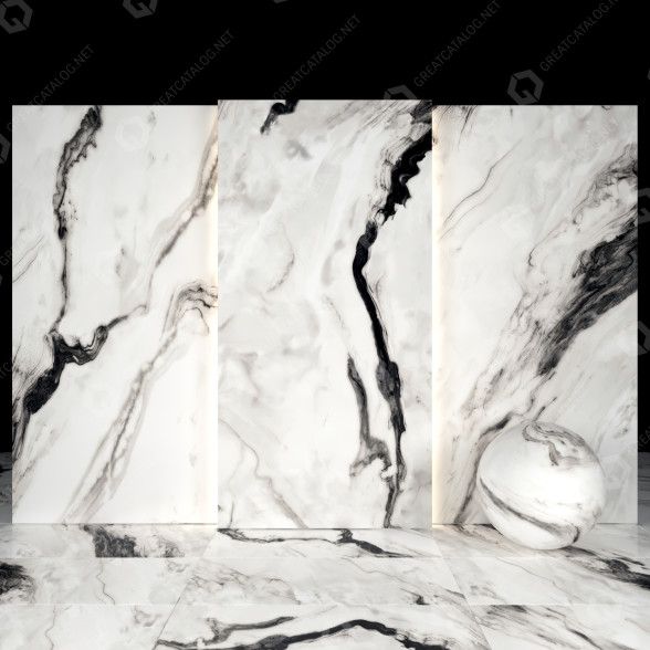 Плитка Royal Black Marble 01 3D модель