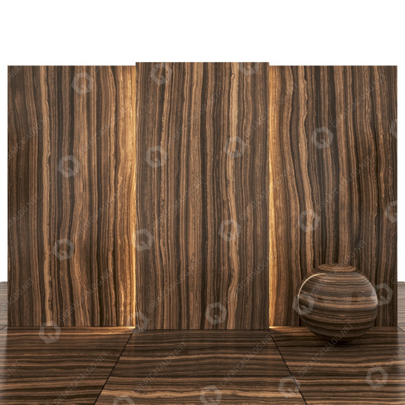 Плитка Suite Brown Marble 3D модель