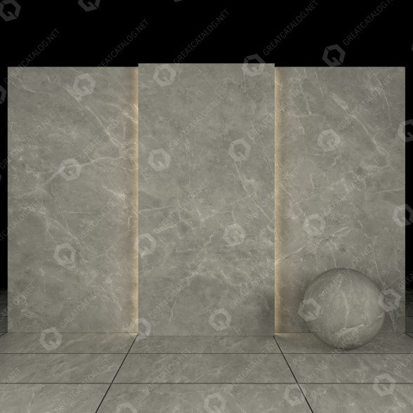 Плитка Gray Fury Marble 3D модель