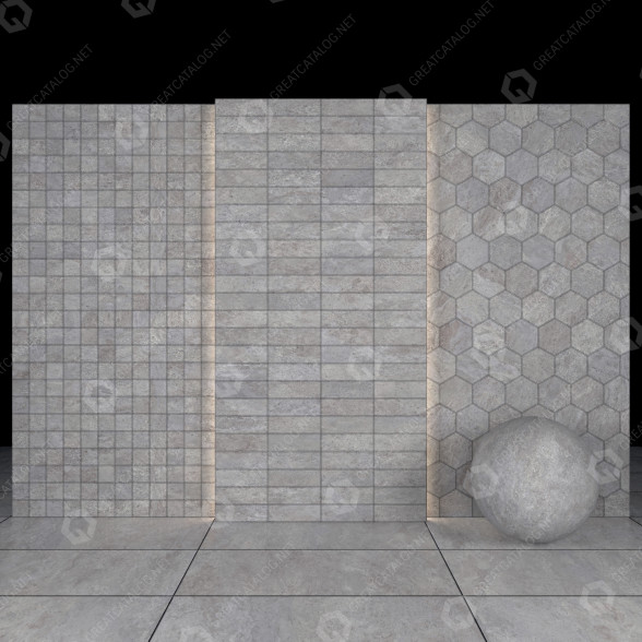 Плитка Lava Gray Marble 02 3D модель