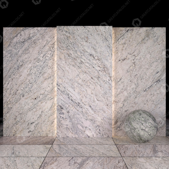 Плитка African Rain Granite 3D модель