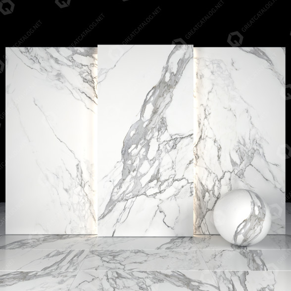 Płytka Immortal White Marble model 3D