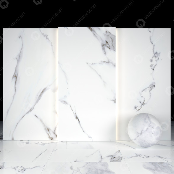 Płytka White Calacatta 11 model 3D