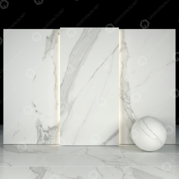 Плитка Afyon White Marble 03 3D модель