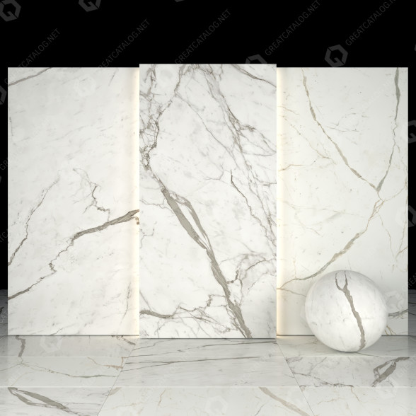 Плитка White Calacatta 14 3D модель
