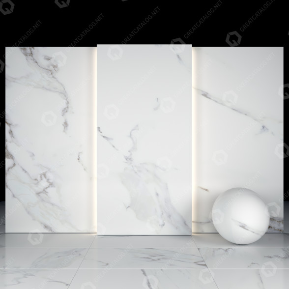 Azulejo White Calacatta 15 Modelo 3D