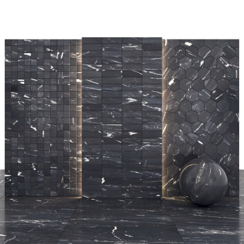 Плитка Marine Black Marble
