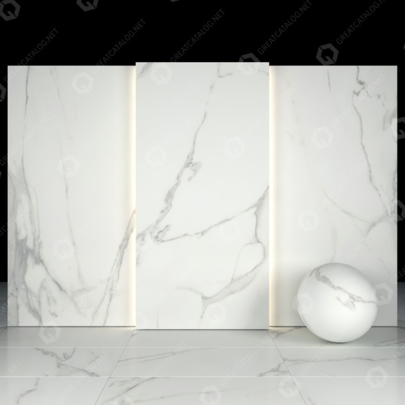 Fliese Afyon White Marble 04 3D-Modell