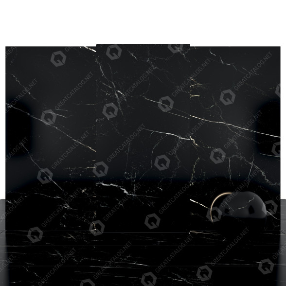 Płytka Black Marquina Marble 01 model 3D