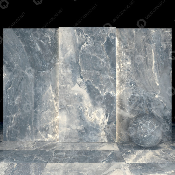 Плитка Alpin Black Marble 02 3D модель