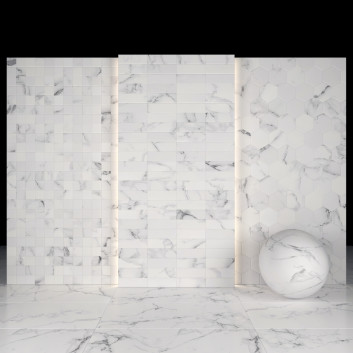 Плитка Carrara White Marble 04