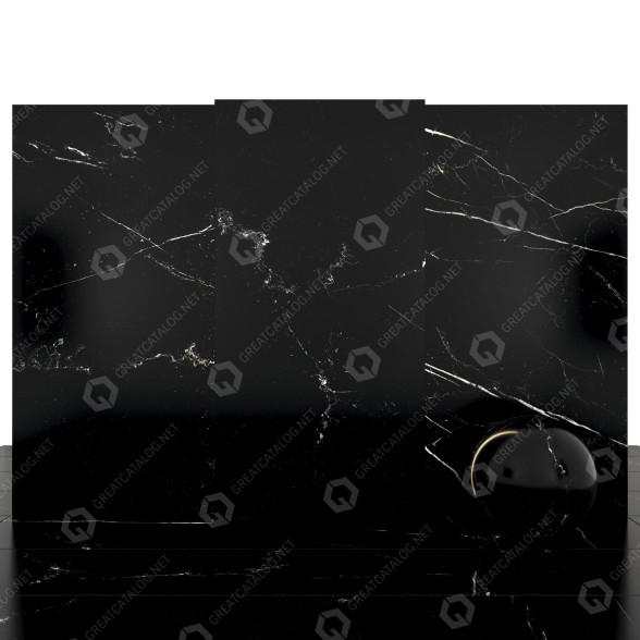 Płytka Black Marquina Marble 02 model 3D