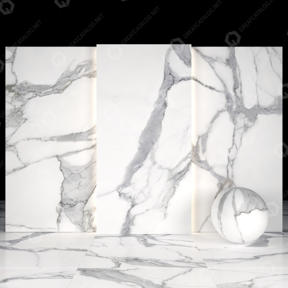 Płytka White Calacatta 18 model 3D