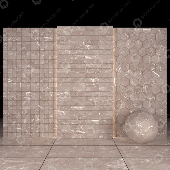Плитка Gray Marble 08 3D модель