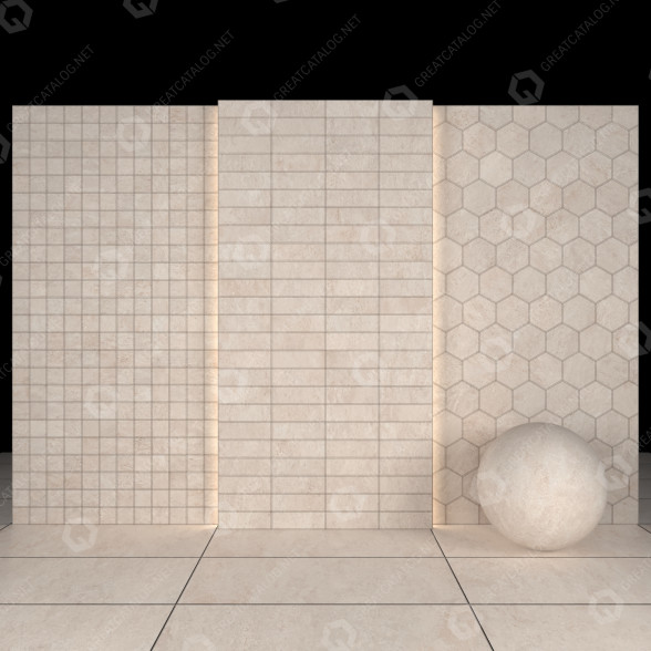 Плитка Lava Beige Stone 01 3D модель