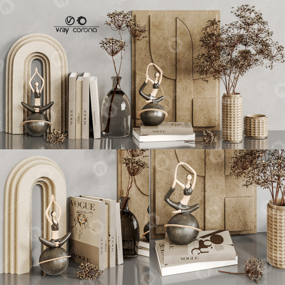 Декор Set 001 3D модель