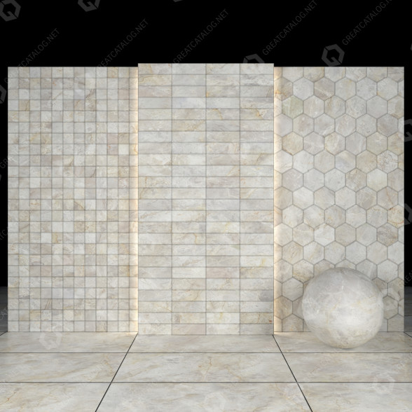 Плитка Amazon Light Marble 3D модель