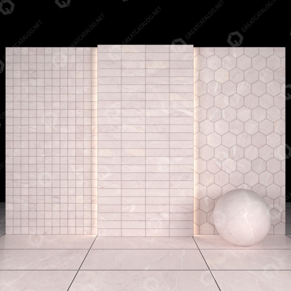 Плитка Alanya Gray Marble 3D модель