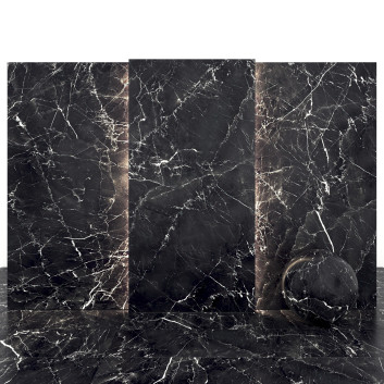 Плитка Gray Black Marble 01