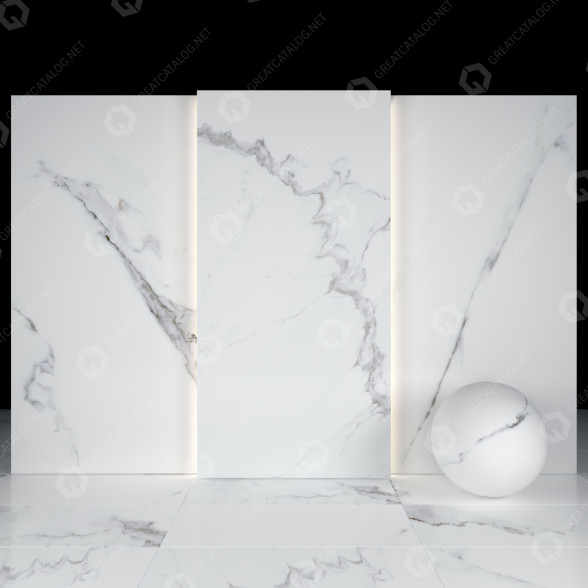 Плитка White Calacatta 13 3D модель