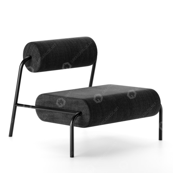 Armchair Zuiver Lekima Lounge 3D model
