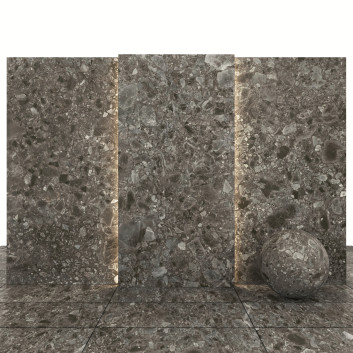 Płytka Frankfurt Black Stone Model 3D