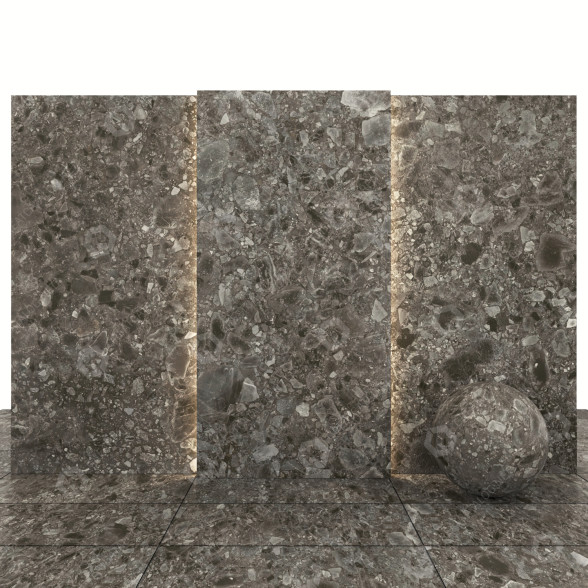 Płytka Frankfurt Black Stone model 3D