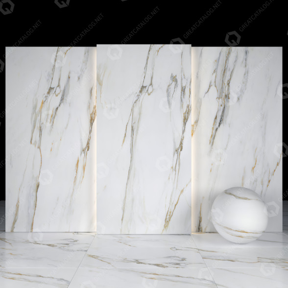 Carrelage Gold Calacatta 07 modèle 3D
