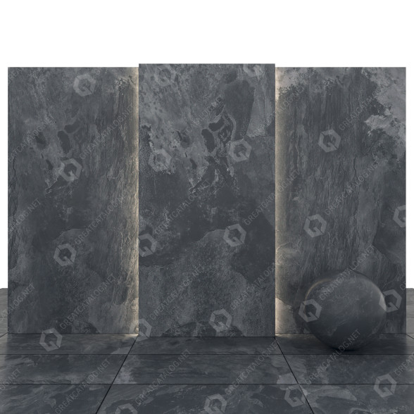 Плитка Ardosia Dark Stone 3D модель