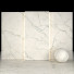 Fliese White Honed Marble 01 - MRK.Studio