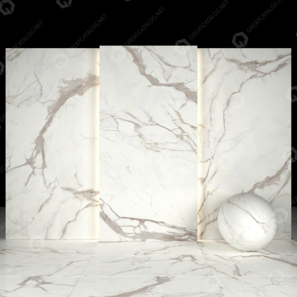 Плитка White Calacatta 20 3D модель
