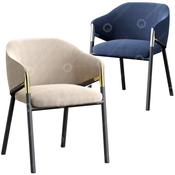 Krzesło Kare Boulevard Chair model 3D