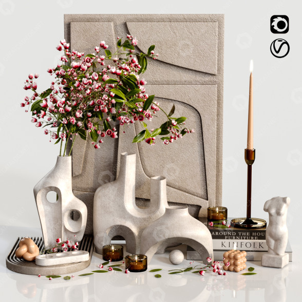 Decoración Set 003 Modelo 3D