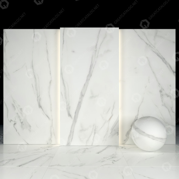 Płytka Afyon White Marble 06 model 3D