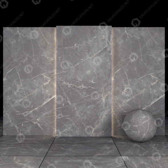 Плитка House Gray Marble 3D модель