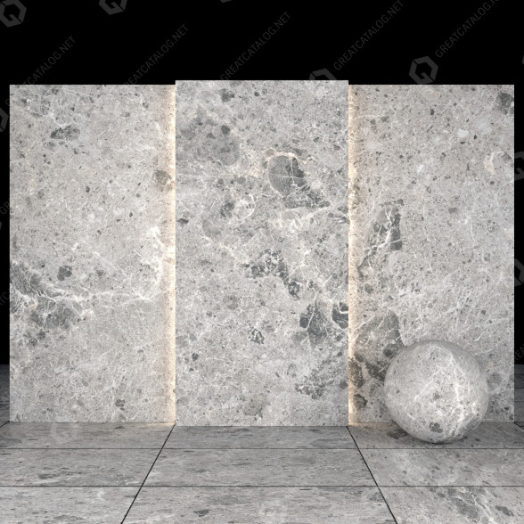 Плитка Sarita Gray Stone 01 3D модель