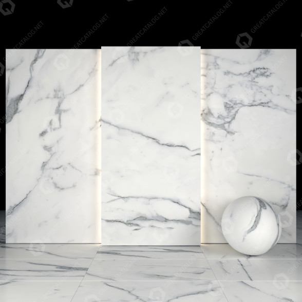 Плитка Legacy White Marble 02 3D модель