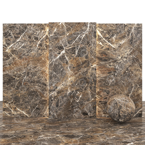 Плитка Saint Laurent Light Marble 01 3D модель