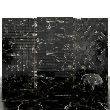 Плитка Streak Black Marble