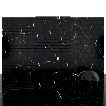 Плитка Sahara Noir Black Marble 02