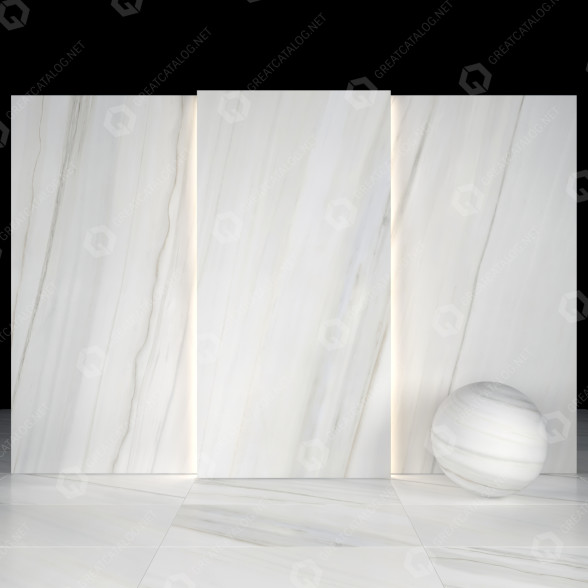 Плитка White Lasa Marble 02 3D модель