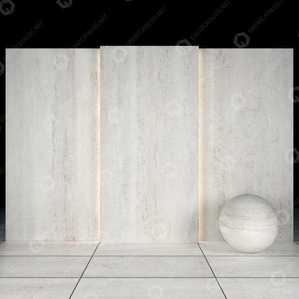 Fliese Dayton white Stone 3D-Modell