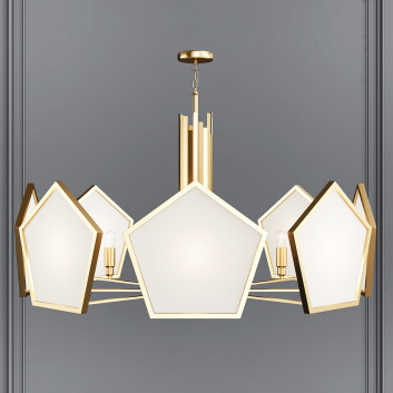 Lámpara de araña  Anke Luxury Brass Modelo 3D