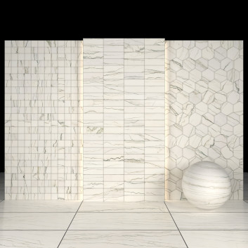 Плитка White Macauba Marble