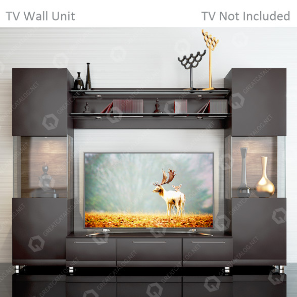 TV-Wandschrank Set 2 3D-Modell