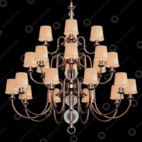 Żyrandol Large by Newport model 3D