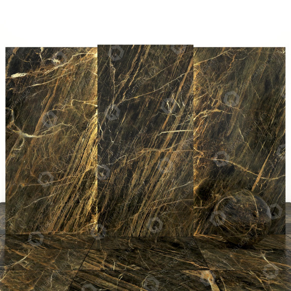 Плитка Meran Brown Marble 3D модель